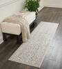 Nourison Silver Screen Beige Runner 22 X 76 Area Rug  805-113651 Thumb 3