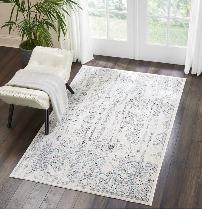 Nourison Silver Screen Beige 40 X 60 Area Rug 805-113659 Image 3