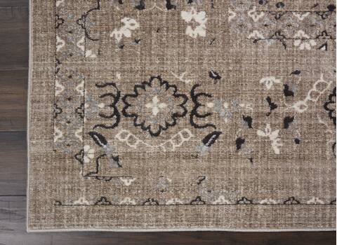 Nourison Silver Screen Beige 910 X 132 Area Rug 805-113664 Image 1