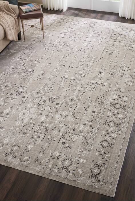 Nourison Silver Screen Beige 910 X 132 Area Rug 805-113664 Image 3