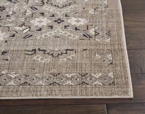 Nourison Silver Screen Beige 910 X 132 Area Rug 805-113664 Image 4