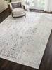 Kathy Ireland KI34 SILVER SCREEN White 90 X 120 Area Rug  805-113665 Thumb 4