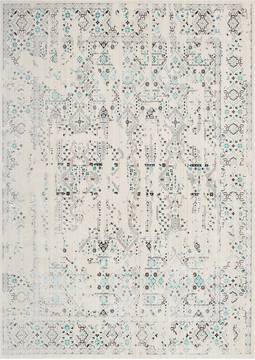 Kathy Ireland KI34 SILVER SCREEN White 9'0" X 12'0" Area Rug  805-113665