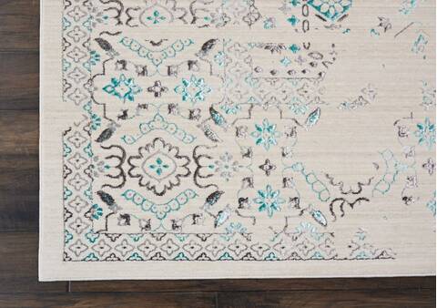 Nourison Silver Screen Beige 910 X 132 Area Rug 805-113666 Image 1