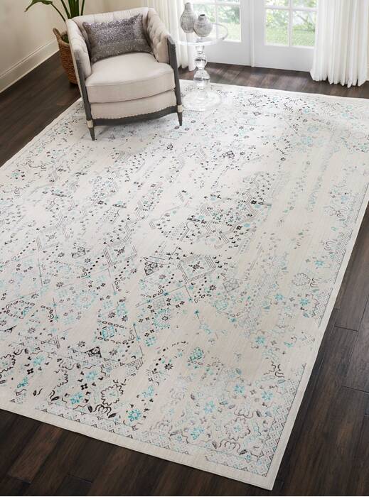 Nourison Silver Screen Beige 910 X 132 Area Rug 805-113666 Image 3
