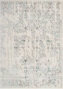 Nourison Silver Screen Beige Rectangle 10x13 ft Polyester Carpet 113666