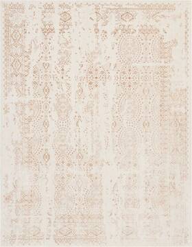 Nourison Silver Screen Beige Rectangle 8x10 ft Polyester Carpet 113673