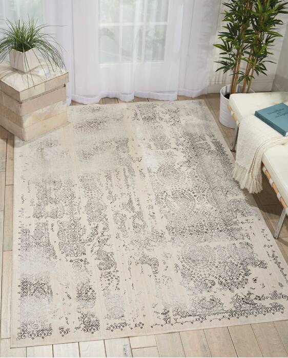 Nourison Silver Screen Beige 53 X 73 Area Rug 805-113678 Image 3