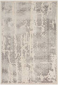 Nourison Silver Screen Beige Rectangle 5x7 ft Polyester Carpet 113678