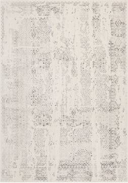 Kathy Ireland KI34 SILVER SCREEN White Rectangle 9x12 ft Polyester Carpet 113681