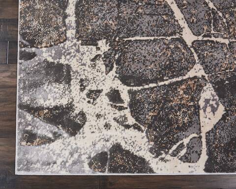 Nourison Heritage Grey 93 X 129 Area Rug 805-113687 Image 1