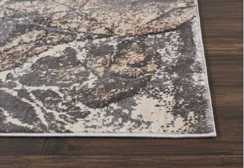 Nourison Heritage Grey 93 X 129 Area Rug 805-113687 Image 4