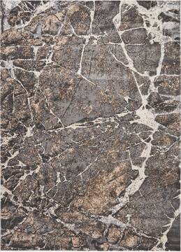 Nourison Heritage Grey Rectangle 9x13 ft Polypropylene Carpet 113687