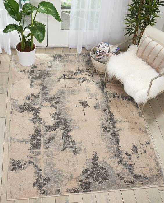 Nourison Heritage Beige 93 X 129 Area Rug 805-113701 Image 3