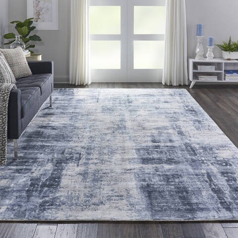 Nourison Safari Dreams Blue 80 X 110 Area Rug 805-113719 Image 3