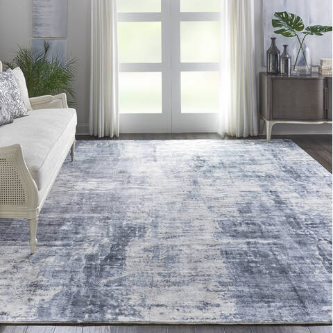 Nourison Safari Dreams Blue 90 X 120 Area Rug 805-113720 Image 4