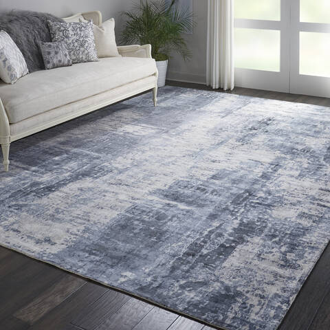 Nourison Safari Dreams Blue 90 X 120 Area Rug 805-113720 Image 6