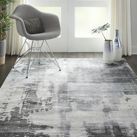 Nourison Safari Dreams Grey 53 X 75 Area Rug 805-113728 Image 4