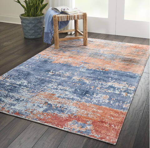 Nourison Safari Dreams Blue 39 X 59 Area Rug 805-113732 Image 6