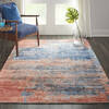 Nourison Safari Dreams Blue 80 X 110 Area Rug  805-113733 Thumb 3