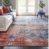 Nourison Safari Dreams Blue 90 X 120 Area Rug  805-113735 Thumb 3