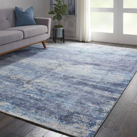 Nourison Safari Dreams Blue 80 X 110 Area Rug 805-113738 Image 6