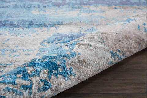 Nourison Safari Dreams Blue 90 X 120 Area Rug 805-113739 Image 2