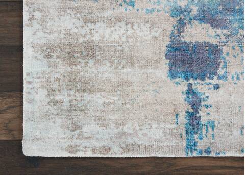 Nourison Safari Dreams Blue Runner 23 X 80 Area Rug 805-113741 Image 1