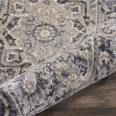 Nourison Moroccan Celebration Blue Runner 22 X 76 Area Rug 805-113742 Image 2