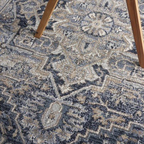 Nourison Moroccan Celebration Blue 310 X 510 Area Rug 805-113744 Image 4