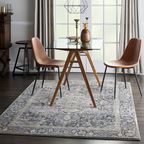 Nourison Moroccan Celebration Blue 310 X 510 Area Rug 805-113744 Image 5