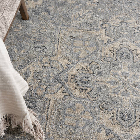 Nourison Moroccan Celebration Grey 310 X 510 Area Rug 805-113749 Image 4