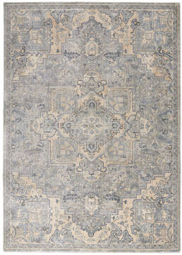 Nourison Moroccan Celebration Grey Rectangle 4x6 ft Polyester Carpet 113749