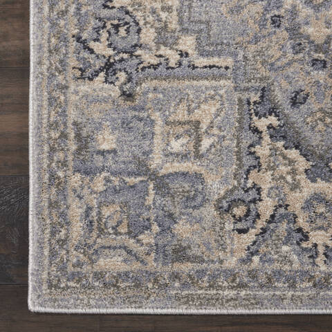 Nourison Moroccan Celebration Grey 93 X 129 Area Rug 805-113751 Image 1