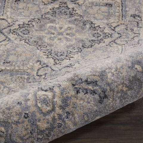 Nourison Moroccan Celebration Grey 93 X 129 Area Rug 805-113751 Image 2