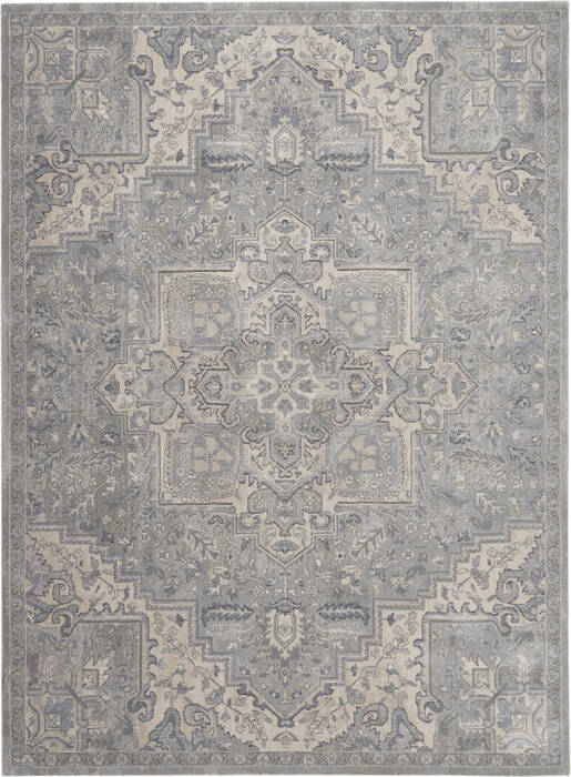 Nourison Moroccan Celebration Grey 93 X 129 Area Rug 805-113751 Image 0
