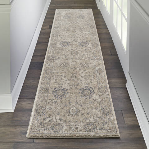 Nourison Moroccan Celebration Beige Runner 22 X 76 Area Rug 805-113757 Image 3