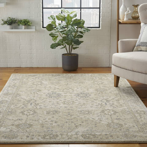Nourison Moroccan Celebration Beige 53 X 73 Area Rug 805-113758 Image 3