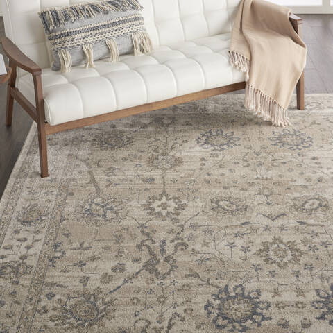 Nourison Moroccan Celebration Beige 93 X 129 Area Rug 805-113761 Image 4