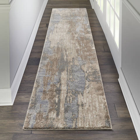 Nourison Moroccan Celebration Grey Runner 22 X 76 Area Rug 805-113767 Image 3