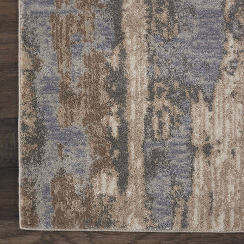 Nourison Moroccan Celebration Grey 93 X 129 Area Rug 805-113771 Image 1