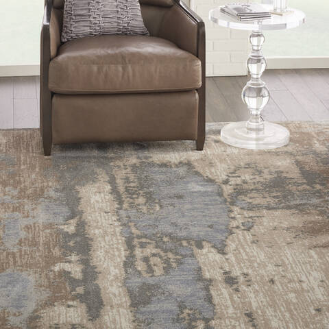 Nourison Moroccan Celebration Grey 93 X 129 Area Rug 805-113771 Image 4