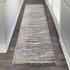 Nourison Moroccan Celebration Blue Runner 22 X 76 Area Rug 805-113772 Thumb 3