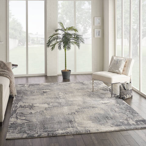Nourison Moroccan Celebration Blue 93 X 129 Area Rug 805-113781 Image 5