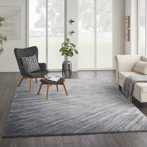 Nourison Moroccan Celebration Blue 93 X 129 Area Rug 805-113786 Image 5