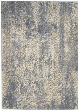 Nourison Sahara Beige Rectangle 5x7 ft Polyester Carpet 113787