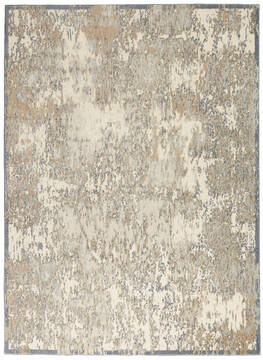 Nourison Sahara Beige Rectangle 4x6 ft Polyester Carpet 113792