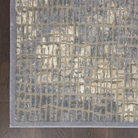 Nourison Sahara Blue 53 X 73 Area Rug 805-113800 Image 1