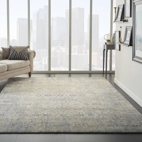 Nourison Moroccan Celebration Beige 93 X 129 Area Rug 805-113801 Image 3