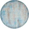 Nourison Karma Blue Round 710 X 710 Area Rug  805-113810 Thumb 0